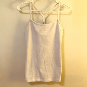 White lululemon Y-tank
